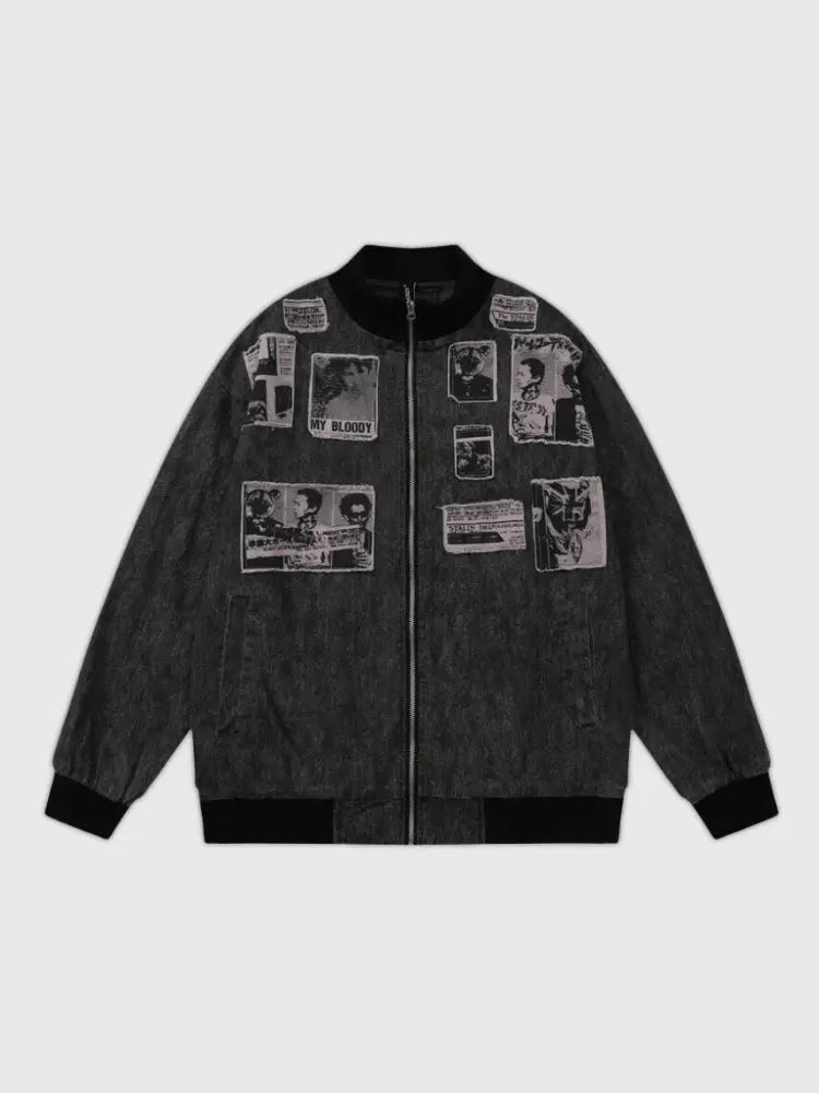 Old School Embroidered Bomber '98DK'