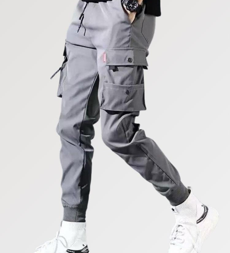 cargo pants gray