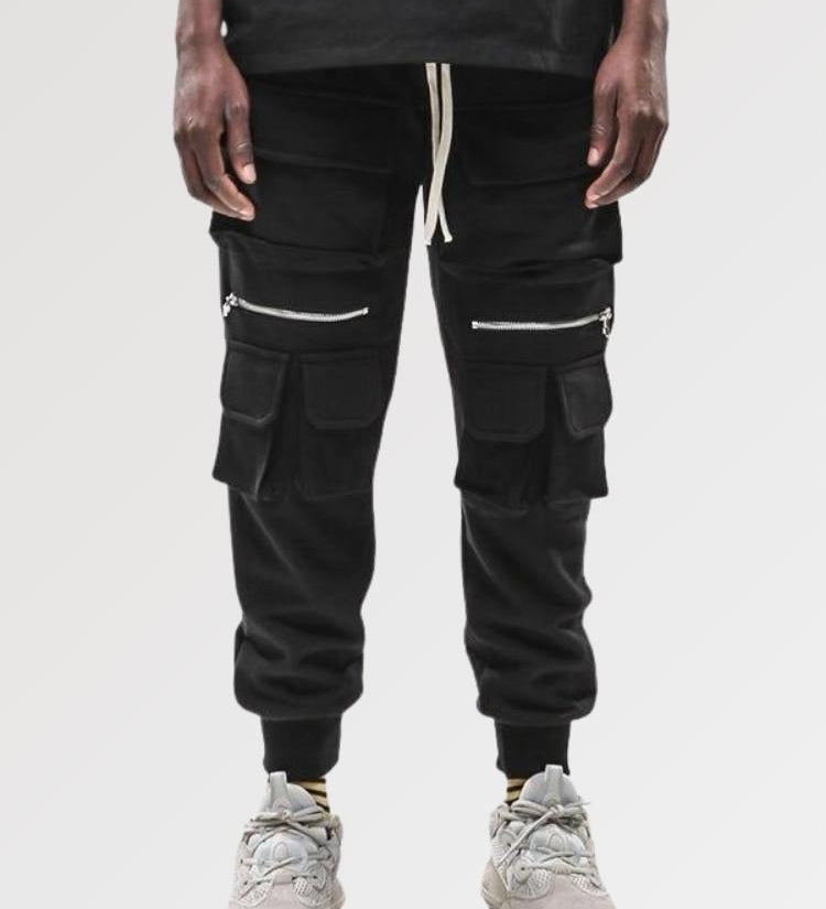cargo pants zip pockets