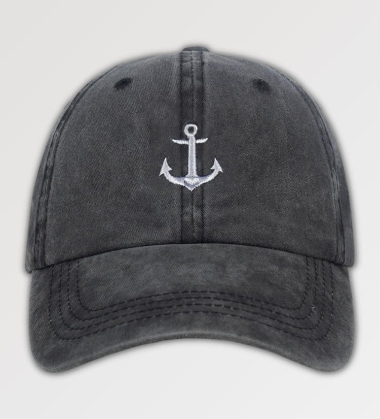 navy anchor cap
