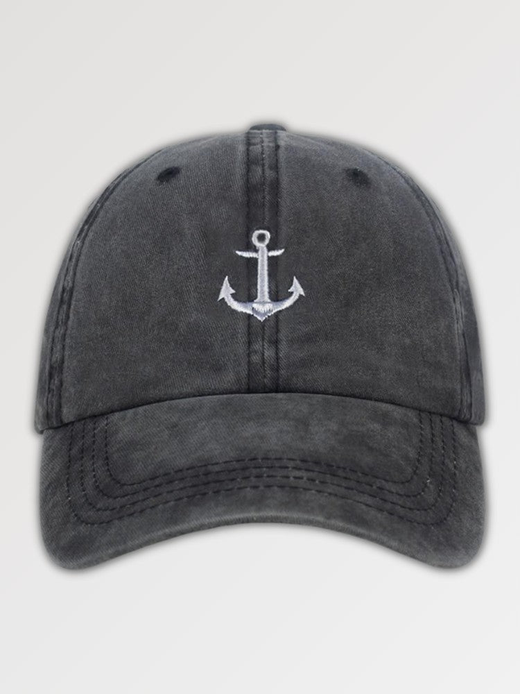 navy anchor cap