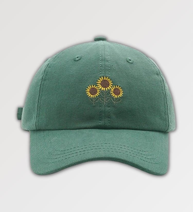 embroidered cap man