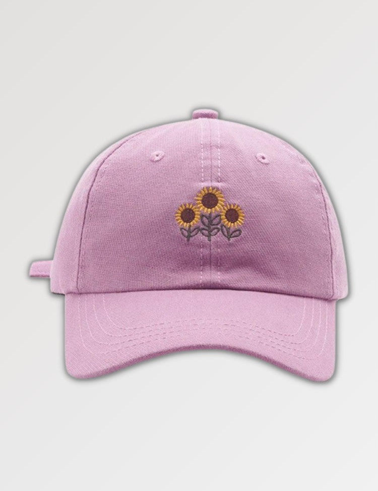 embroidered logo cap