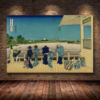 Japanese print Woman 'Dento'