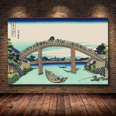 Traditional Japanese Print 'Hashi'