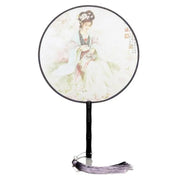 Round Japanese Geisha Fan 'Iwakura