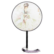 Round Japanese Geisha Fan 'Iwakura