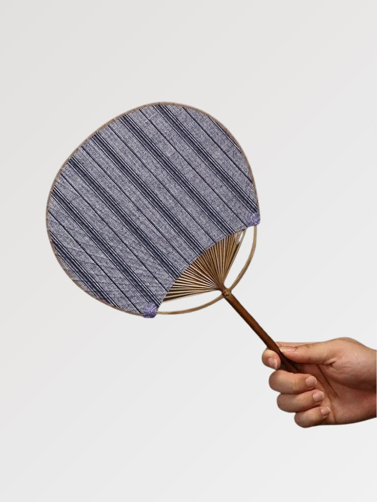Detail view of Japanese garment - Japanese Uchiwa Shoji fan