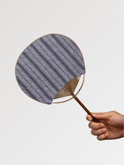 Detail view of Japanese garment - Japanese Uchiwa Shoji fan