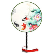 Japanese fish fan 'Chita' motif