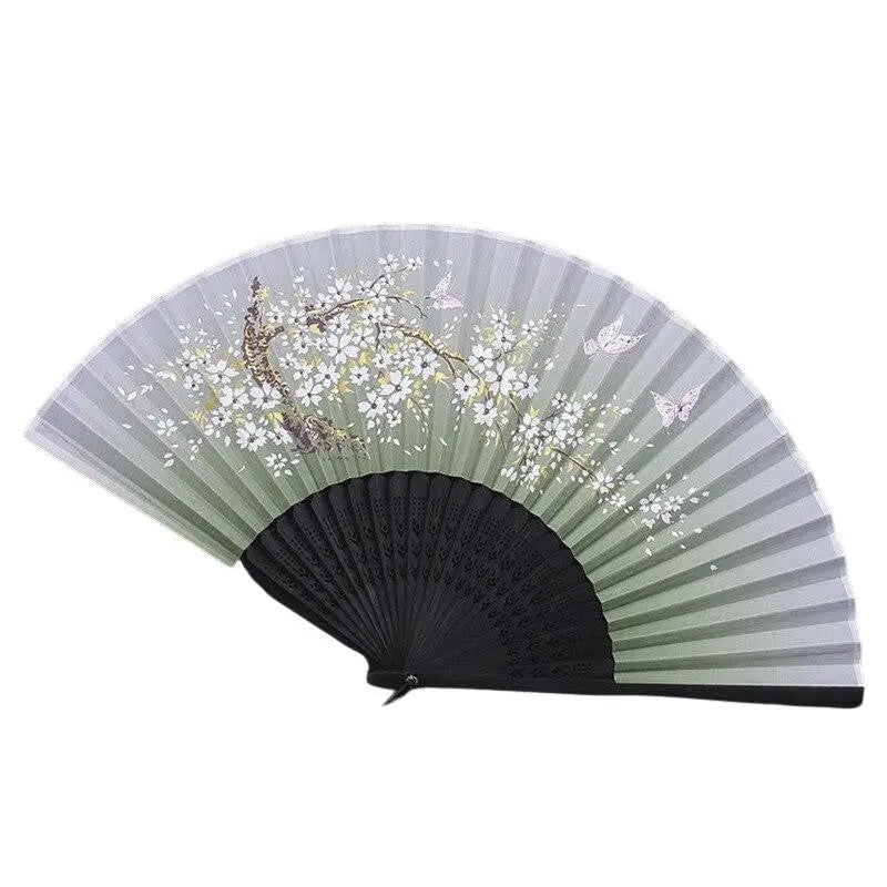 Japanese Black Fan Tsukiyo