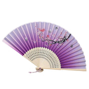 Tsushima' Japanese Fabric Fan