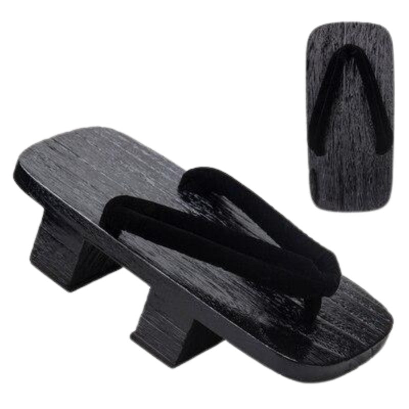 Detail view of geta sandals - Japanese Geta Hekinan