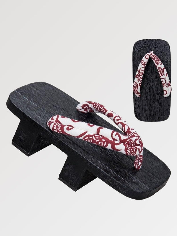 The Japanese wooden sandal for women with a chic, solid and durable strap design