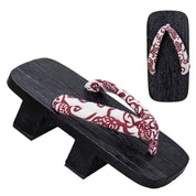 Detail view of geta sandals - Japanese Geta Aomori