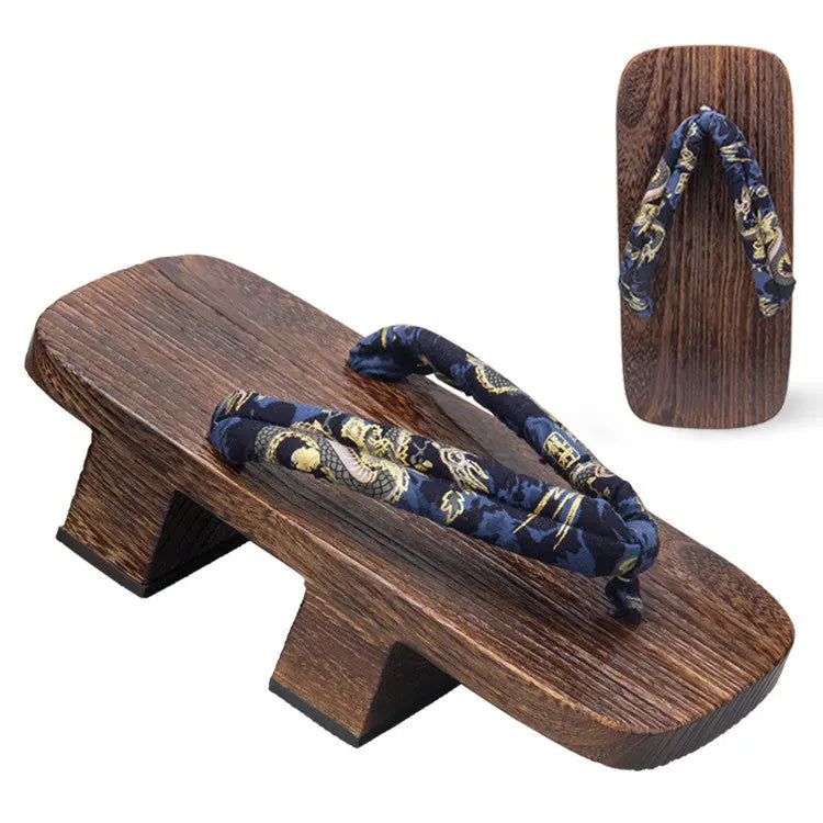 Detail view of geta sandals - Japanese Geta Inuyama