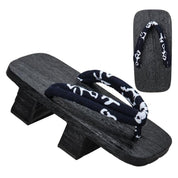 Detail view of geta sandals - Japanese Geta Nagano