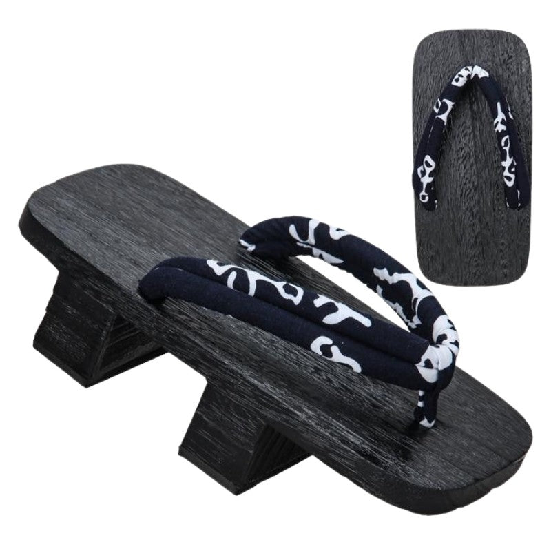 Detail view of geta sandals - Japanese Geta Nagano