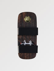 Back view of geta sandals