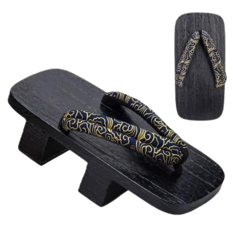 Detail view of geta sandals - Japanese Geta Tokoname
