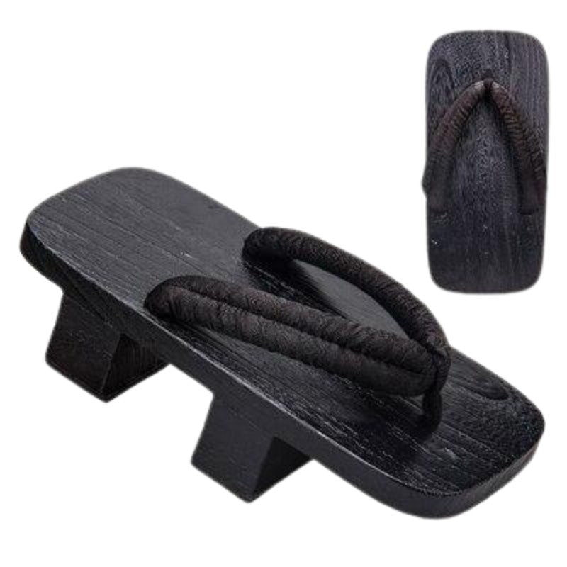 Detail view of geta sandals - Japanese Geta Tsushima