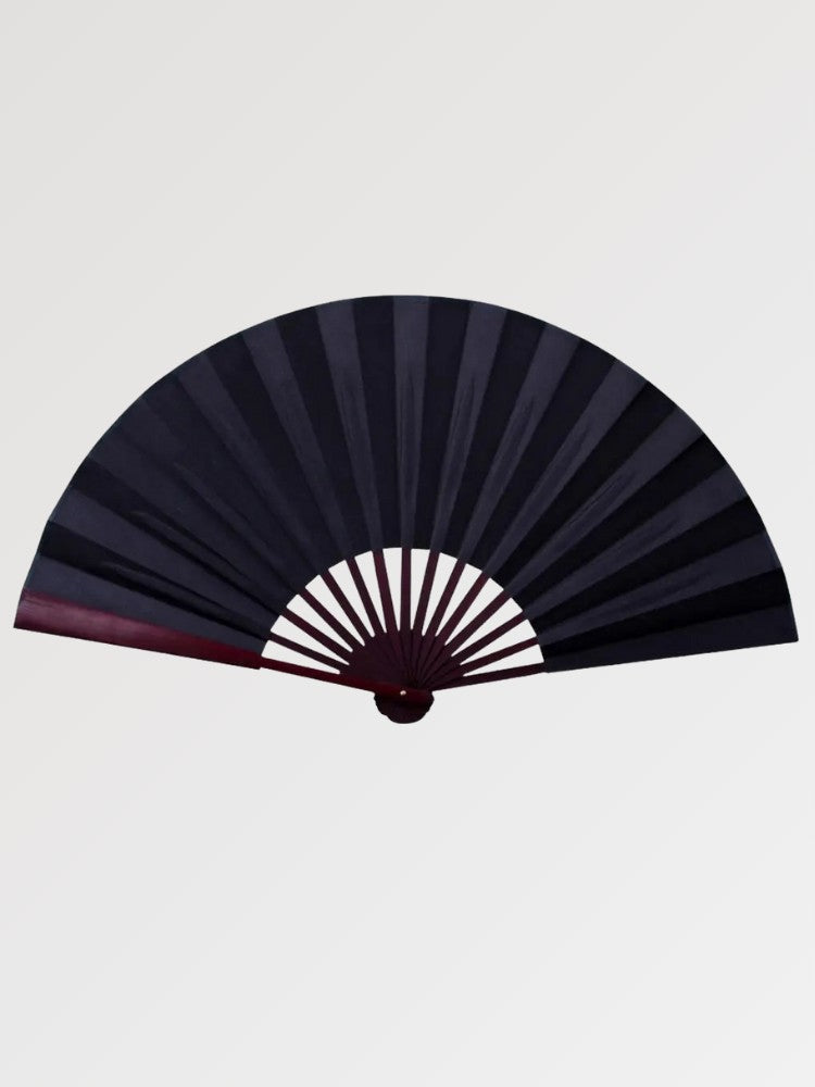 Back view of japanese folding fan