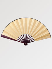 Detail view of japanese folding fan - Large Japanese Fan Kisho