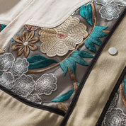 Floral Embroidery Jean Jacket 'OJK711'