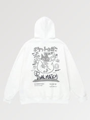 Japanese Style Hoodie 'Cat Fury'