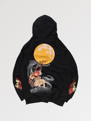 japanese moon hoodie