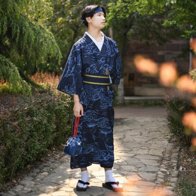 Japanese Kimono for Men in Silk