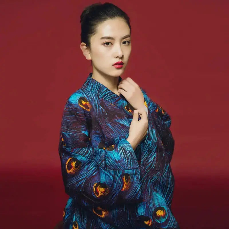 Women's Japanese Style Kimono 'Sanaé'