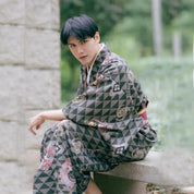 Japanese Samurai Men's Kimono 'ATK'