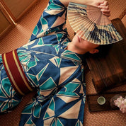 Modern Men's Kimono 'Toyoashi'