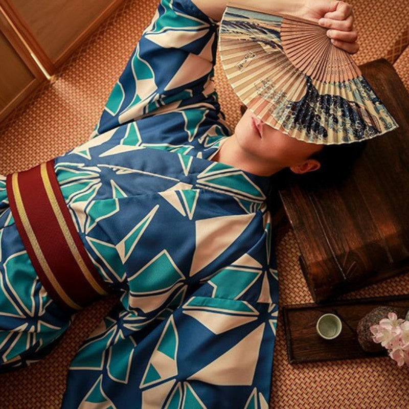 Modern Men's Kimono 'Toyoashi'