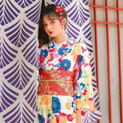 Japanese Kimono Woman Colorful