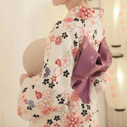 Flowered Japanese Kimono for Women 'Reiko'