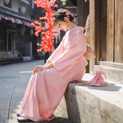 Women's Pink Japanese Kimono 'Mariko'