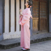 Women's Pink Japanese Kimono 'Mariko'