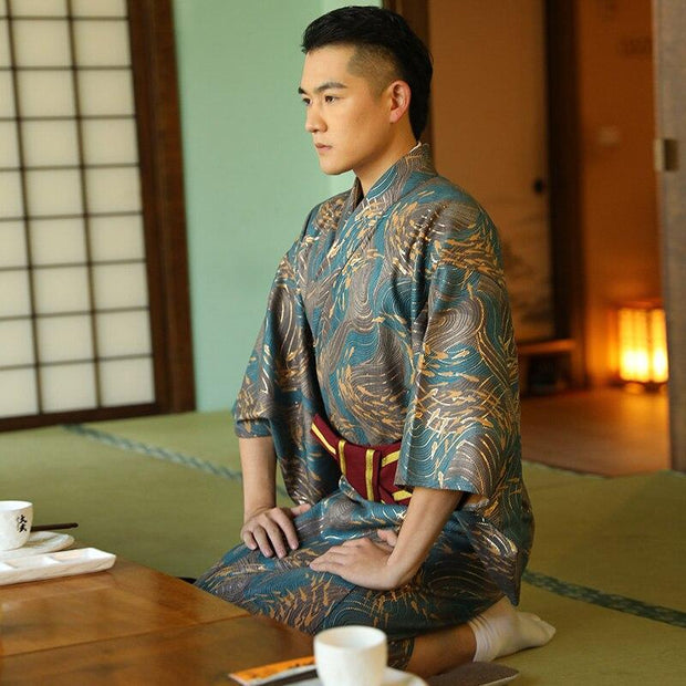Japanese Kimono for Men Silk