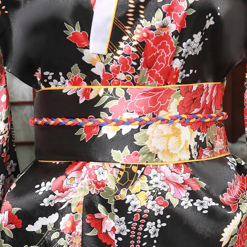 Women's Long Japanese Kimono 'Miyuki'