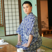 The traditional Japanese Kimono par excellence and its alloy of soft colors