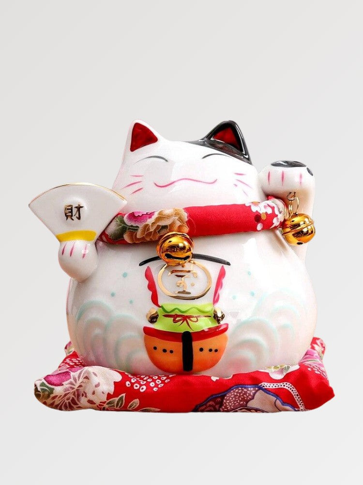 Japanese-style maneki neko figurine