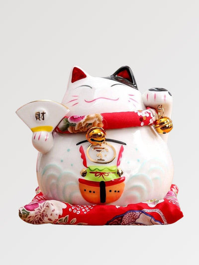 Maneki Neko Money box 'Kanji Torii'
