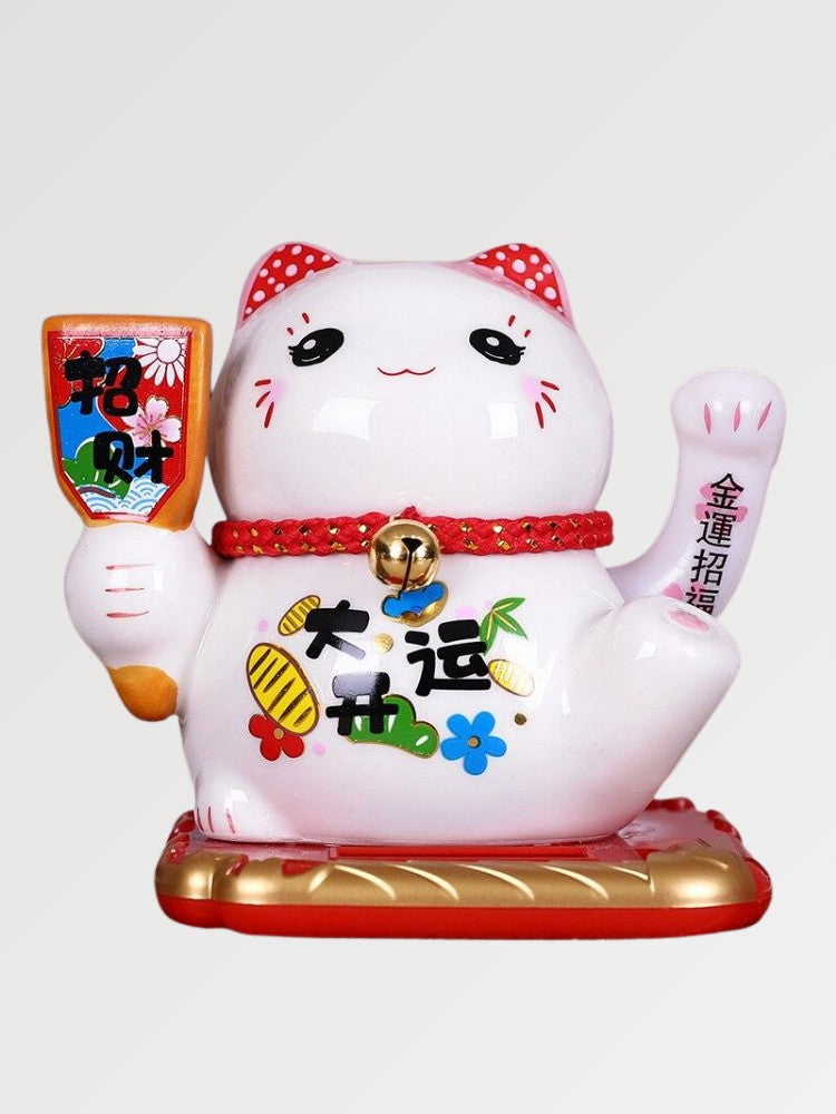 Japanese-style maneki neko figurine