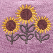 Sunflower' Embroidered Cap