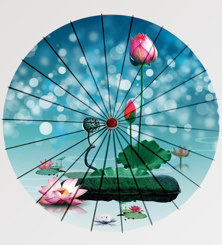 Japanese lotus umbrella
