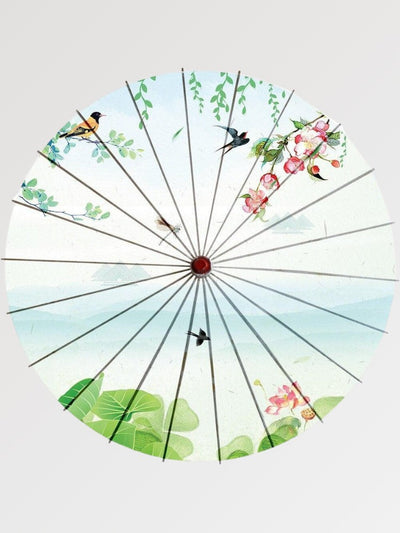 Japanese umbrella 'Sakura x Lotus'