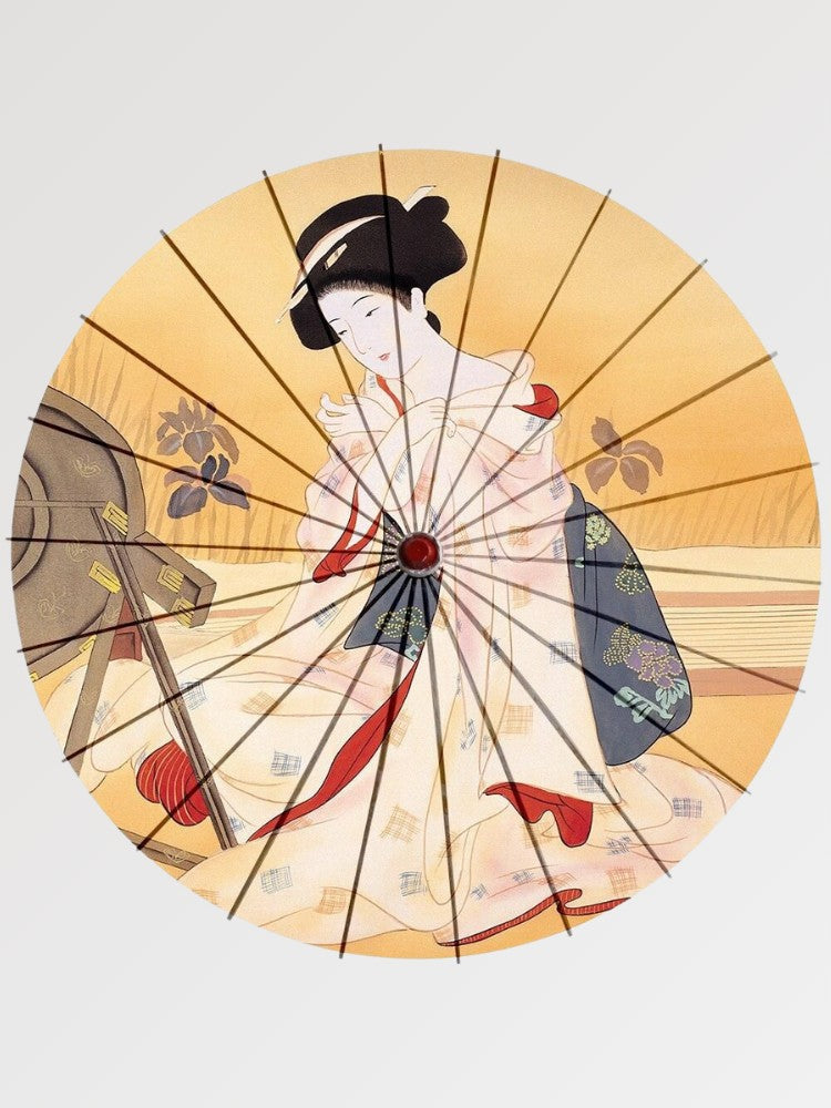 Japanese garment with bamboo print - Japan Clothing
