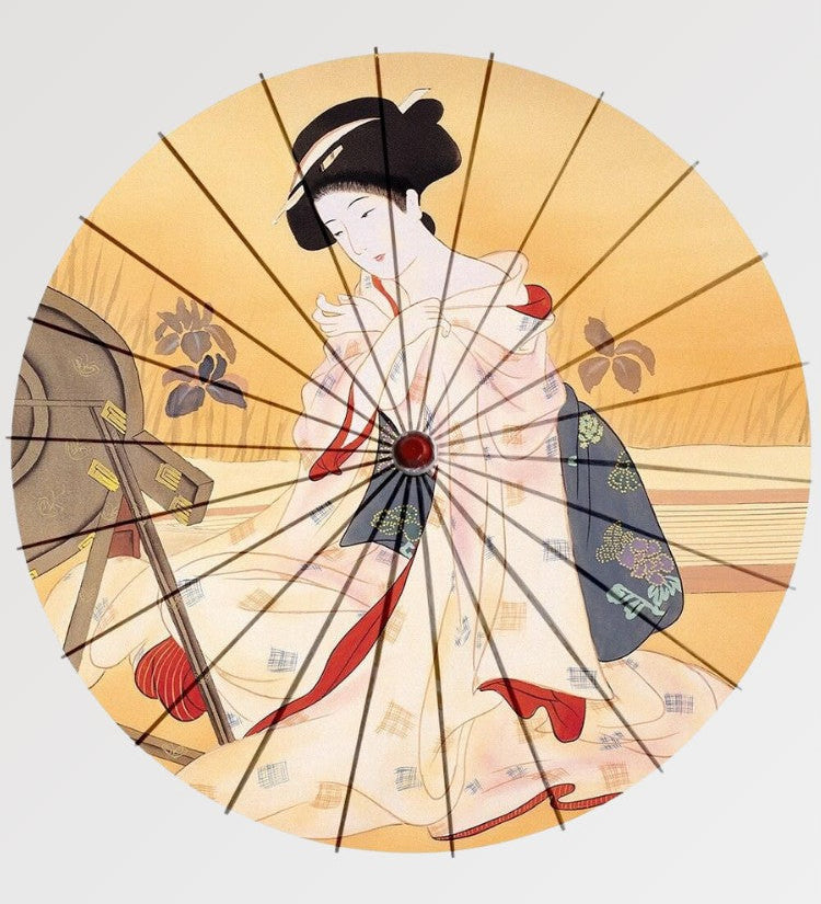 Japanese bamboo umbrella